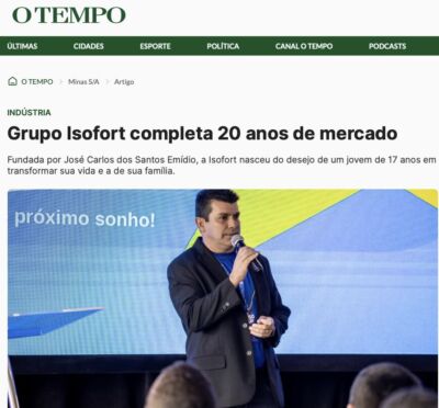 GRUPO ISOFORT - JORNAL O TEMPO